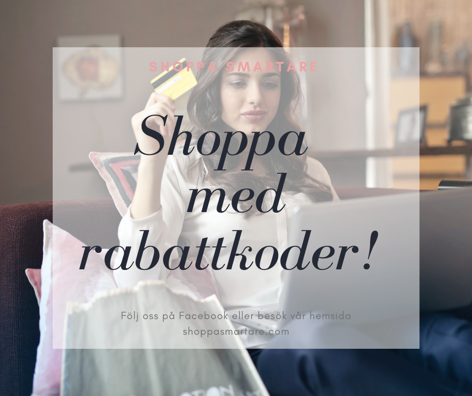 De senaste rabattkoderna hos Shoppa smartare